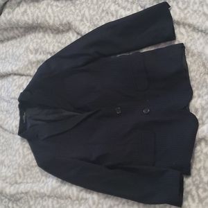 Calvin Klein child navy blue stripped blazer